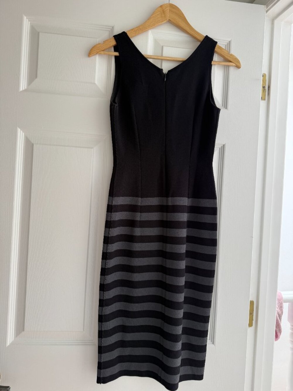 Prada 2012 body con below the knee dress.
